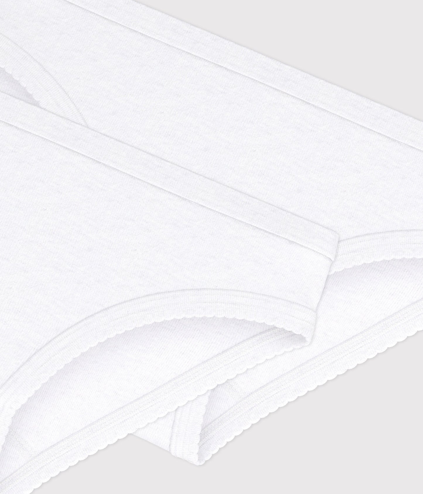 Lot de 2 culottes blanches petite fille – Z