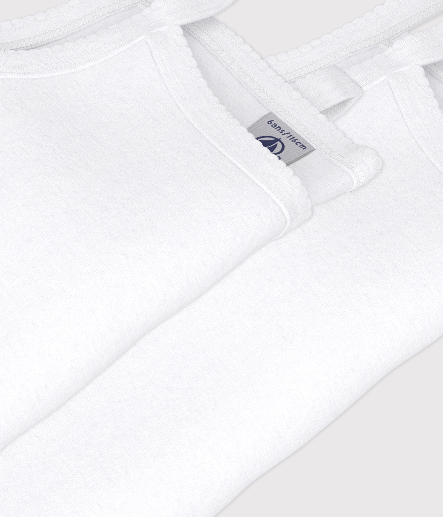 Lot de 2 chemises à bretelles blanches petite fille – Z