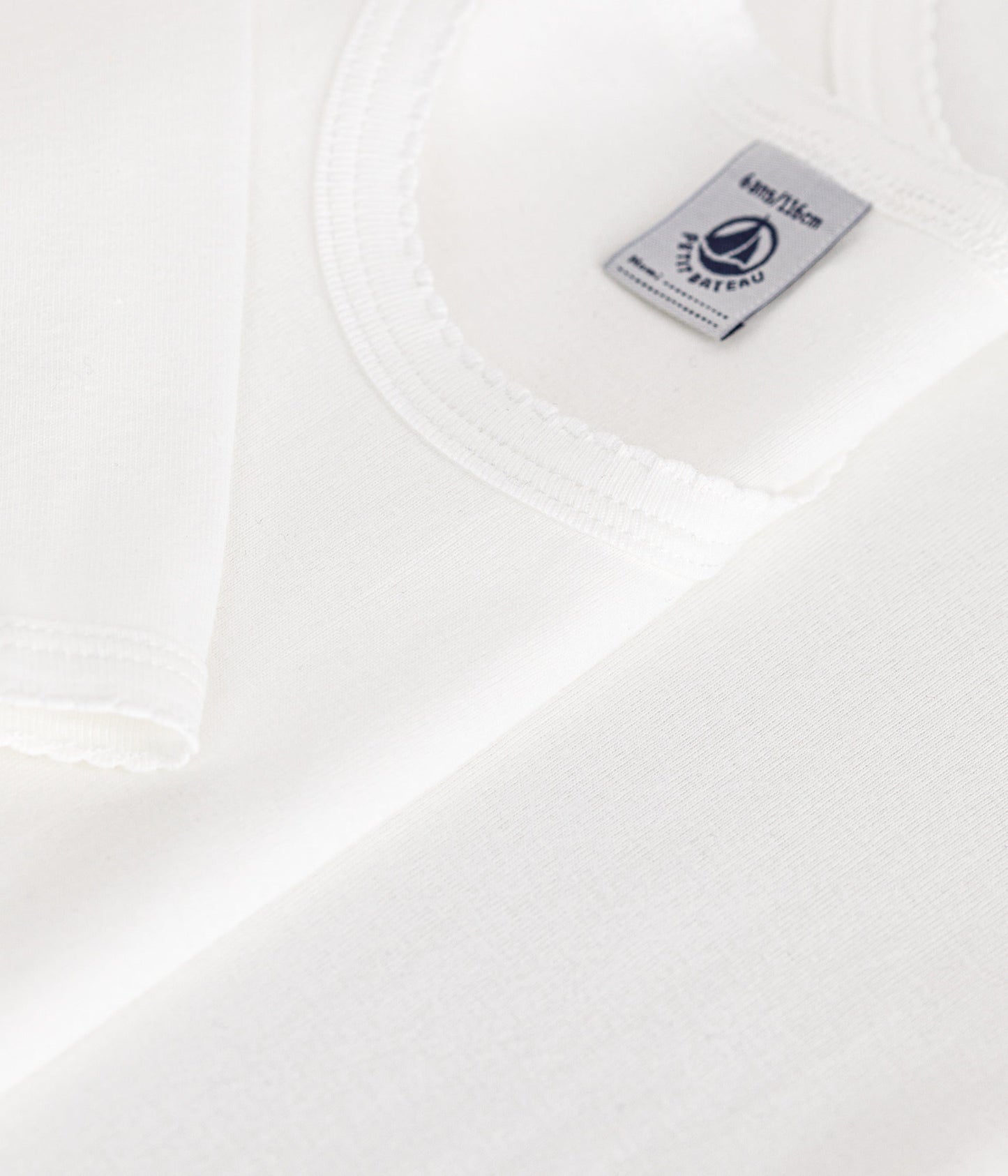 Lot de 2 tee-shirts blancs manches longues petite fille – Z