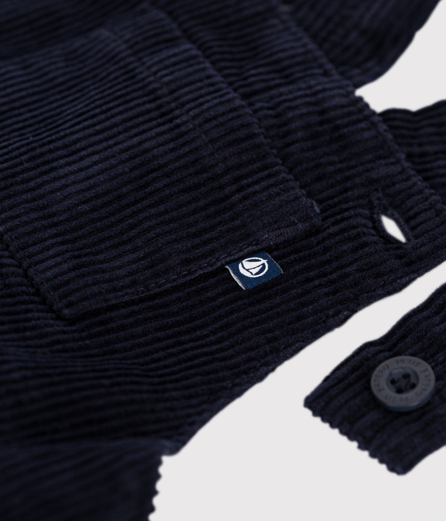 Salopette en velours bébé