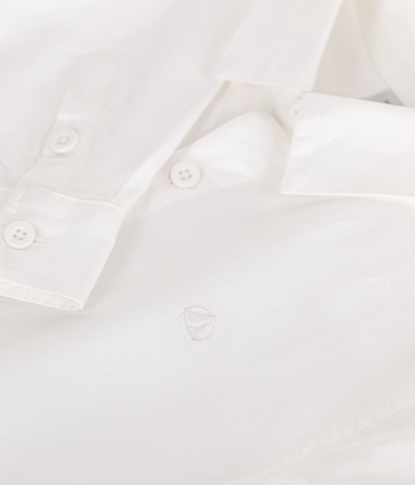 Chemise enfant en coton manches longues unie – Z1