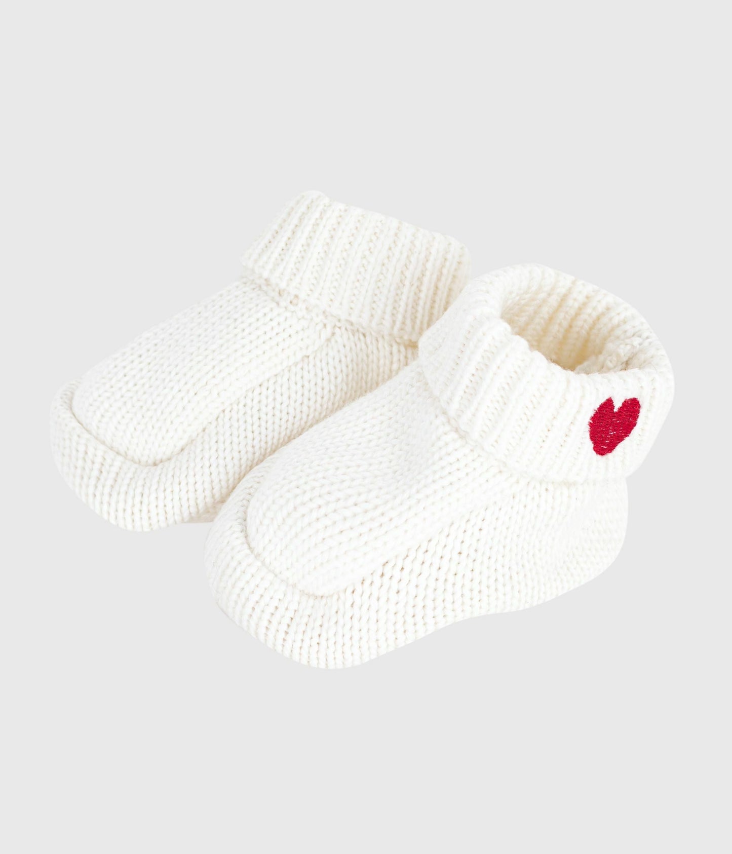 Chaussons naissance tricotés en coton – Z1