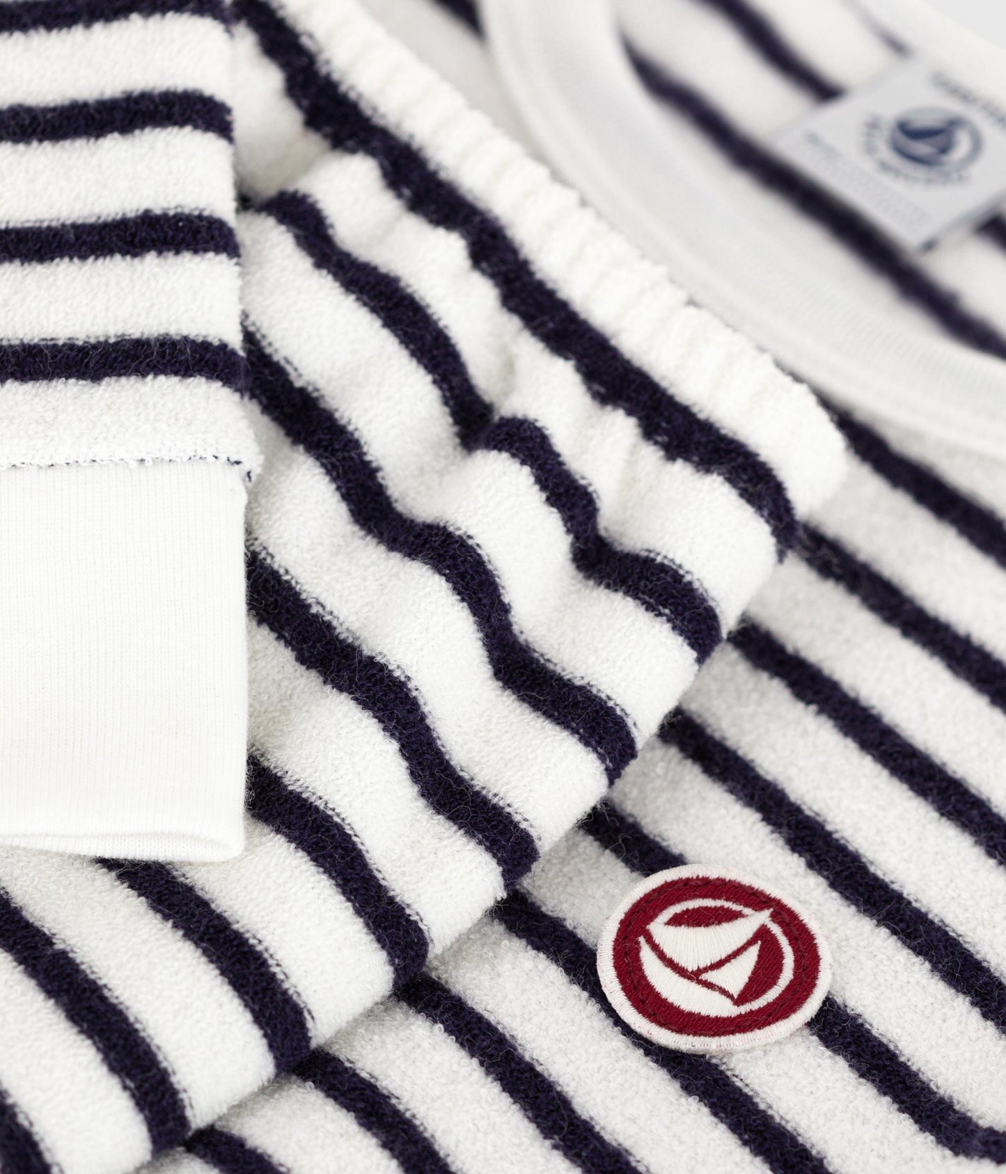 Pyjama enfant en coton éponge à rayures