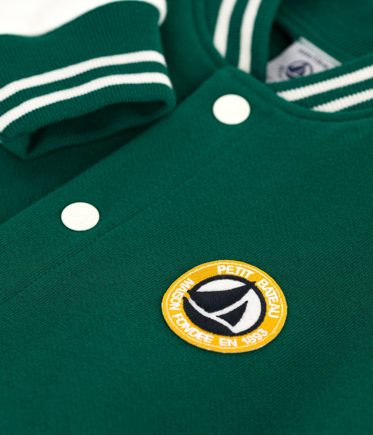 Veste teddy enfant en coton uni