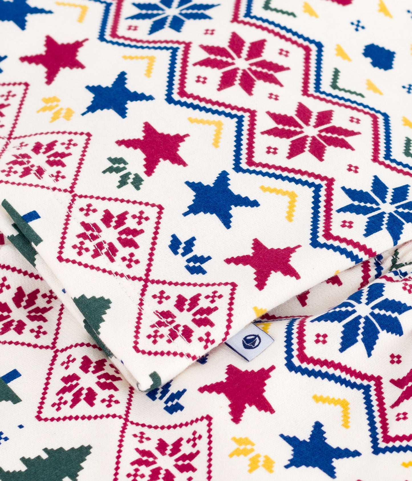 Pyjama enfant en molleton imprimé Noël