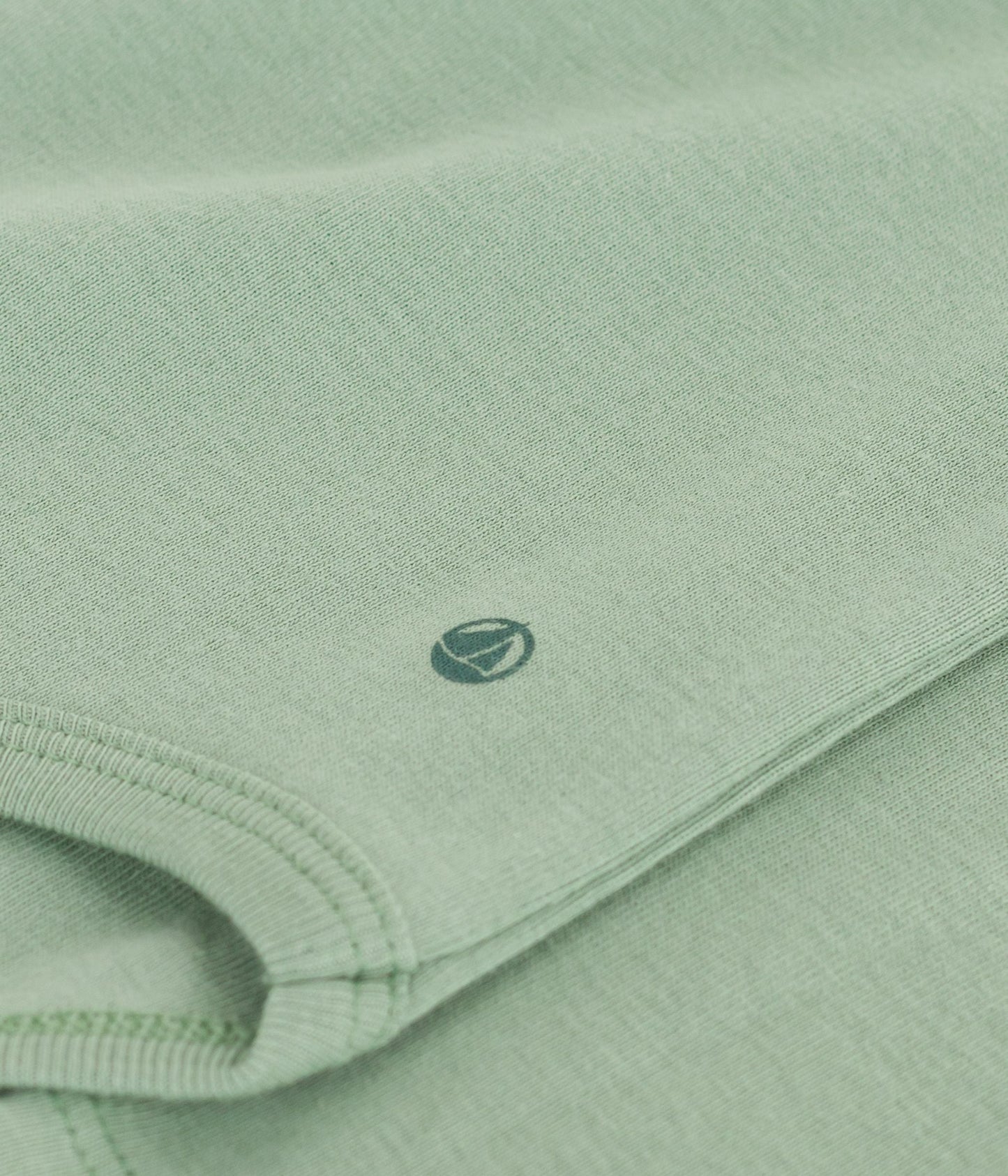 Body bébé col roulé en coton uni