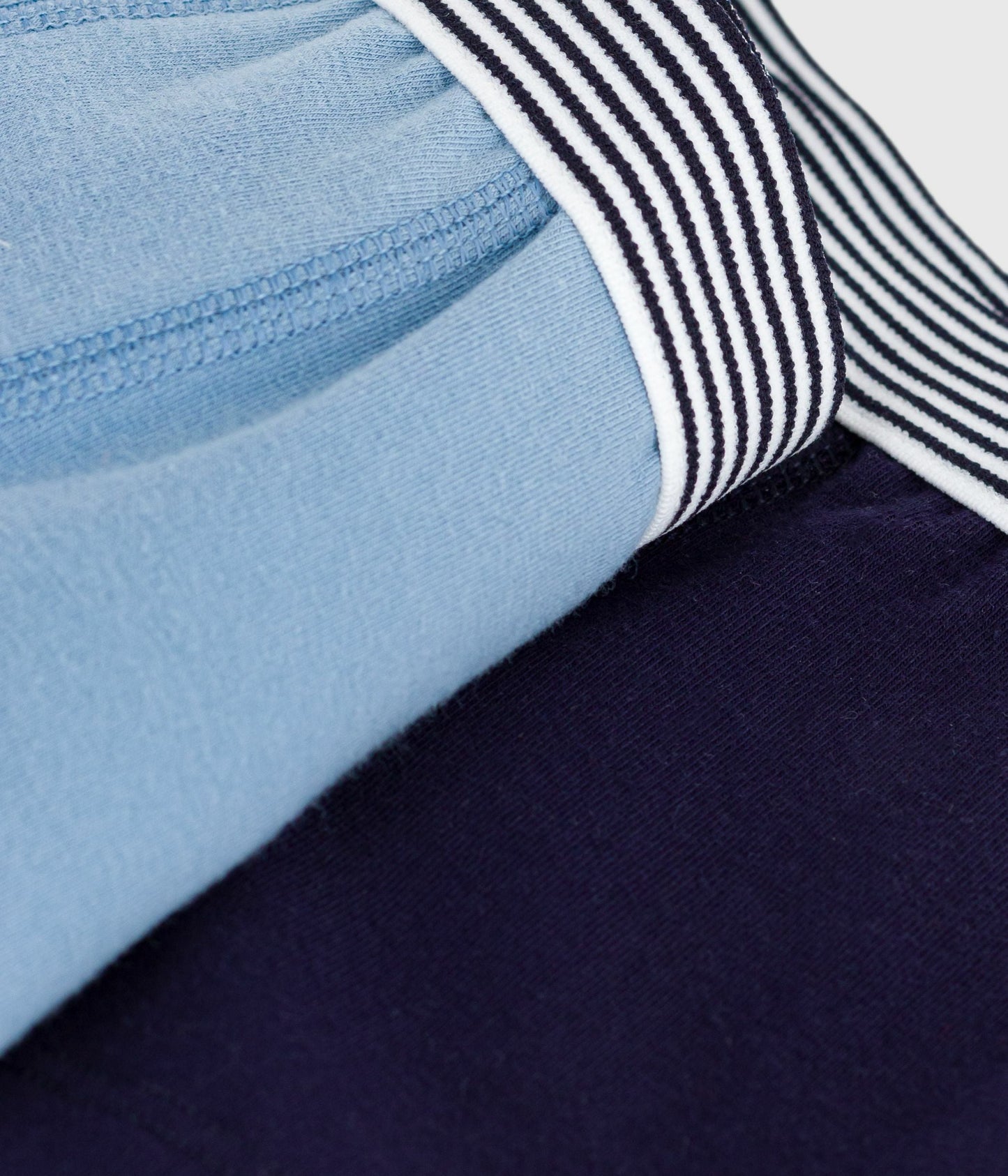 Lot de boxers enfant en coton et elasthanne uni