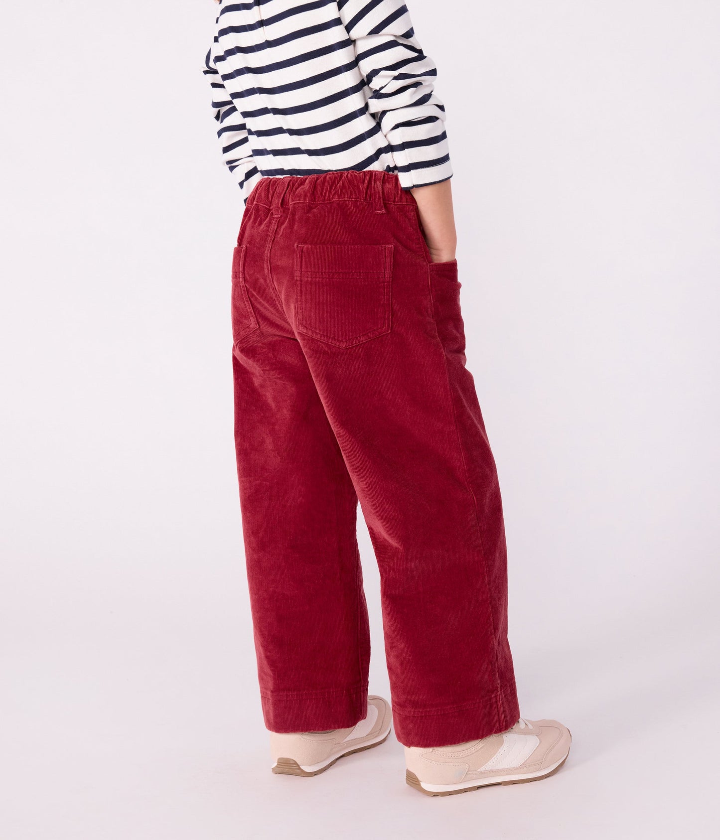 Pantalon enfant en velours uni