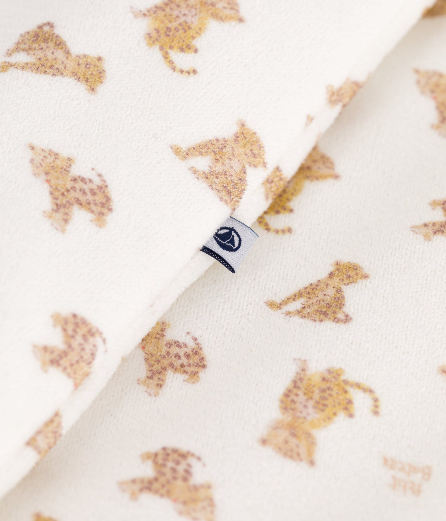 Gigoteuse bébé en velours imprimé léopard TOG 3