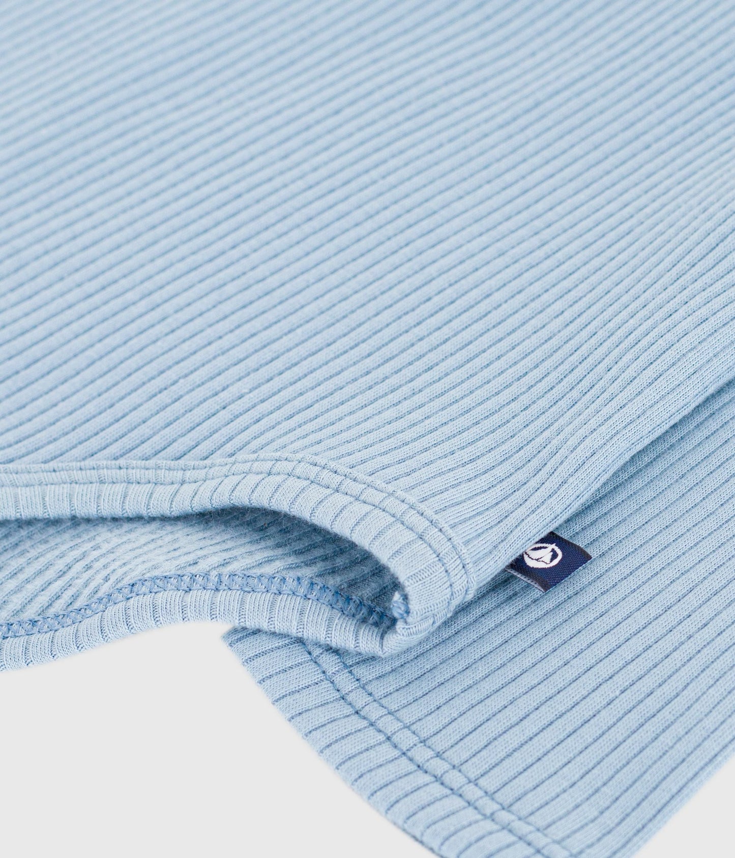 Body bébé col roulé en coton uni