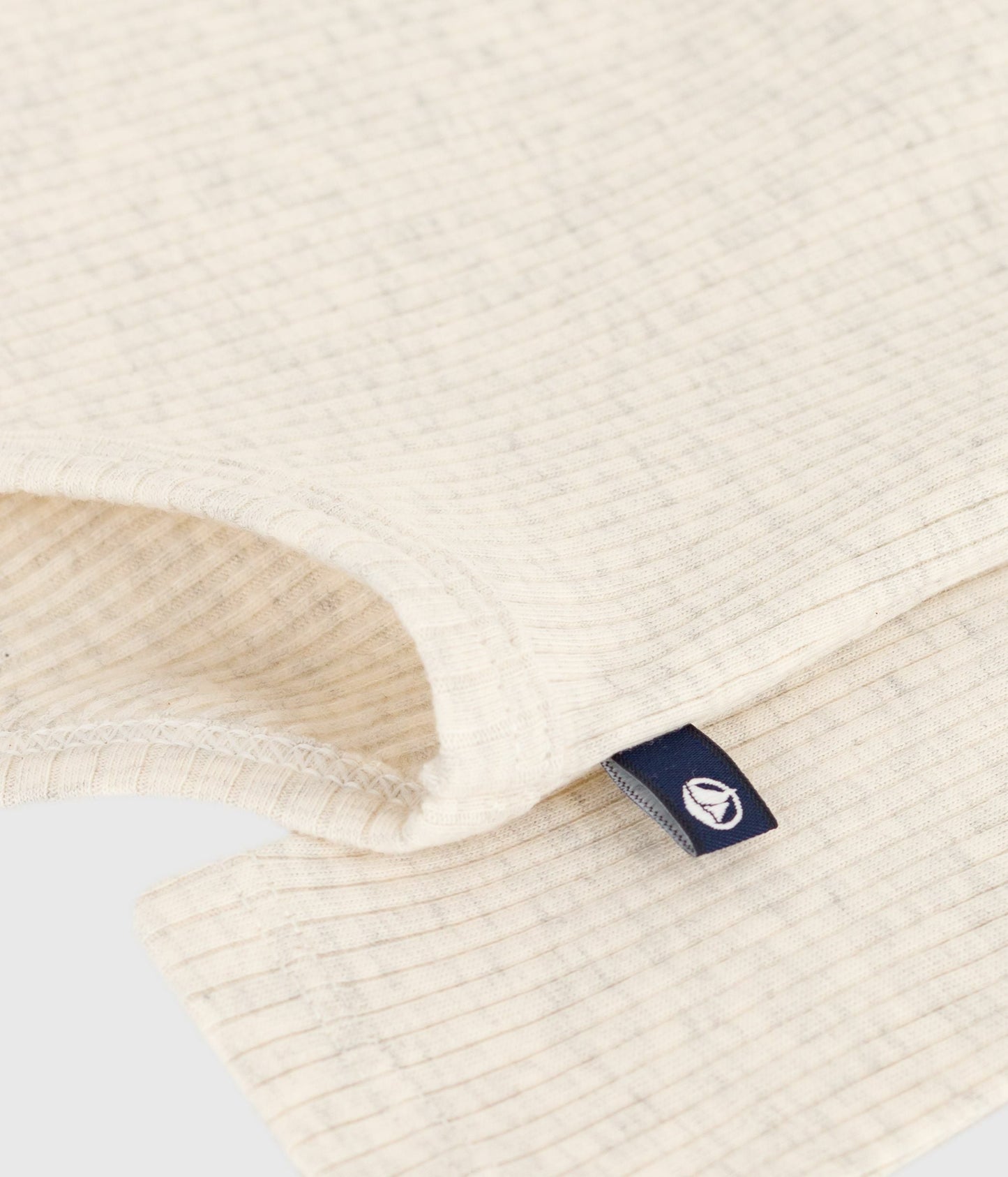 Body bébé col roulé en coton uni