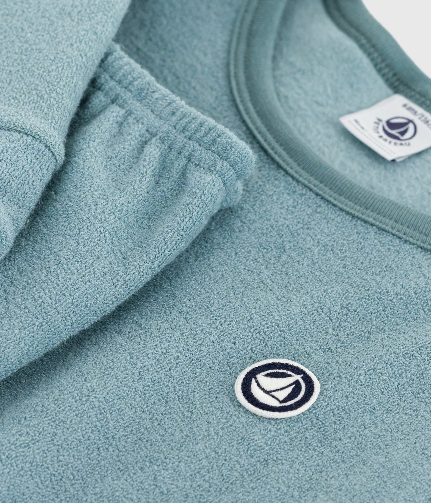 Pyjama enfant en coton éponge uni