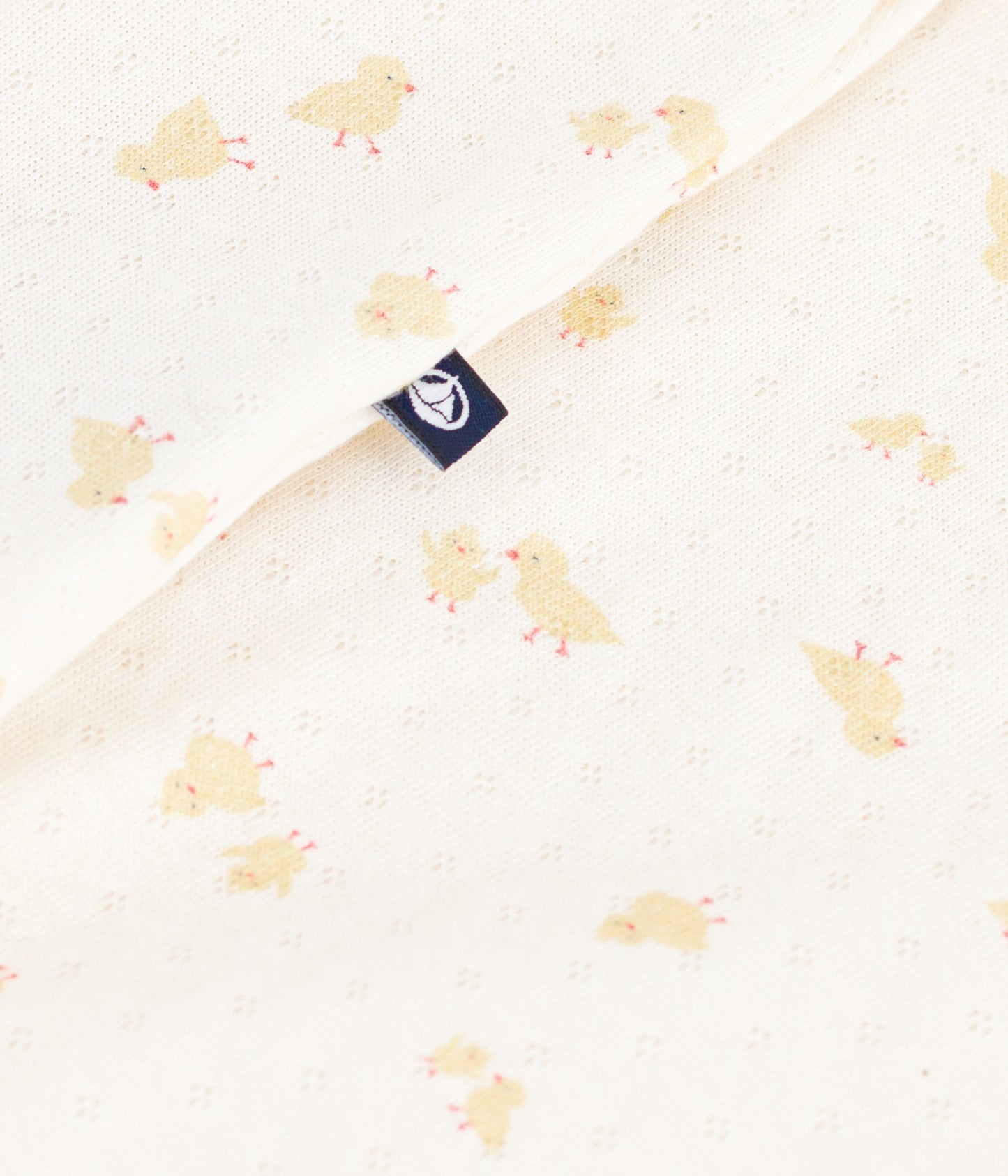 Combinaison bébé en coton, imprimé poussins