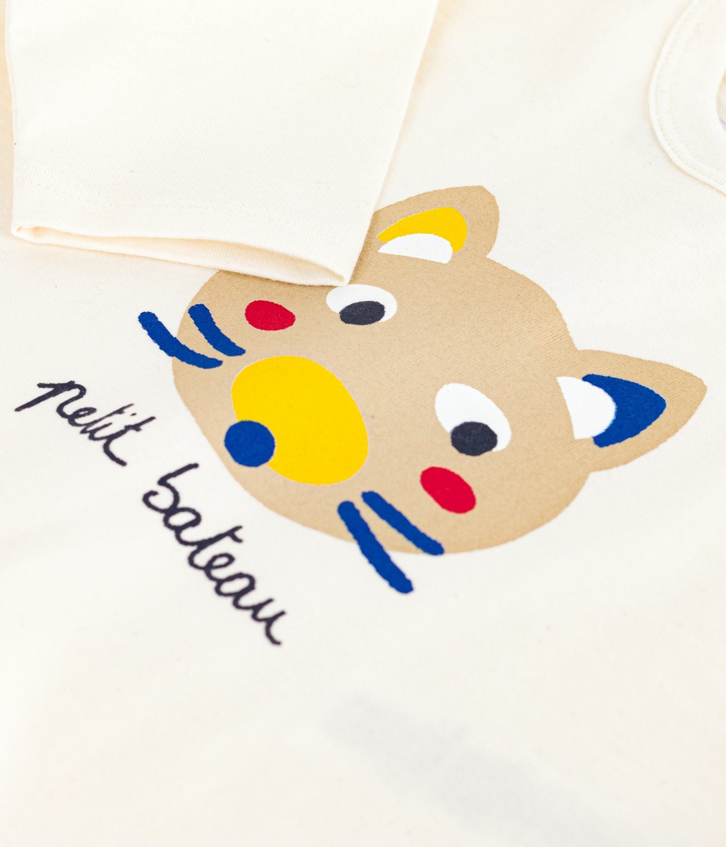 Tee-shirt bébé en coton à manches longues