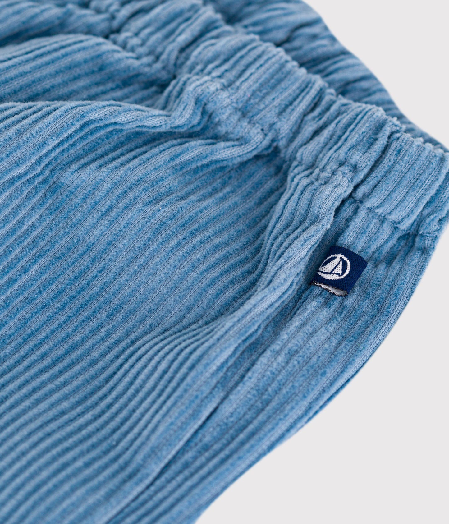 Pantalon bébé en velours uni