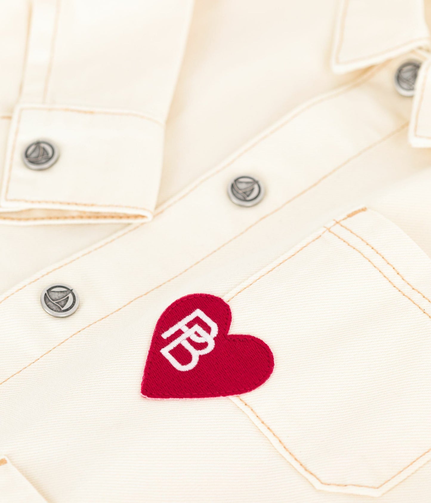 Veste en jean enfant uni