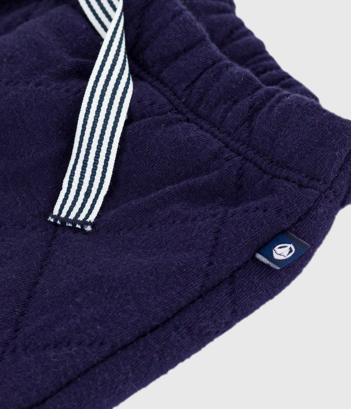 Pantalon bébé en coton épais uni