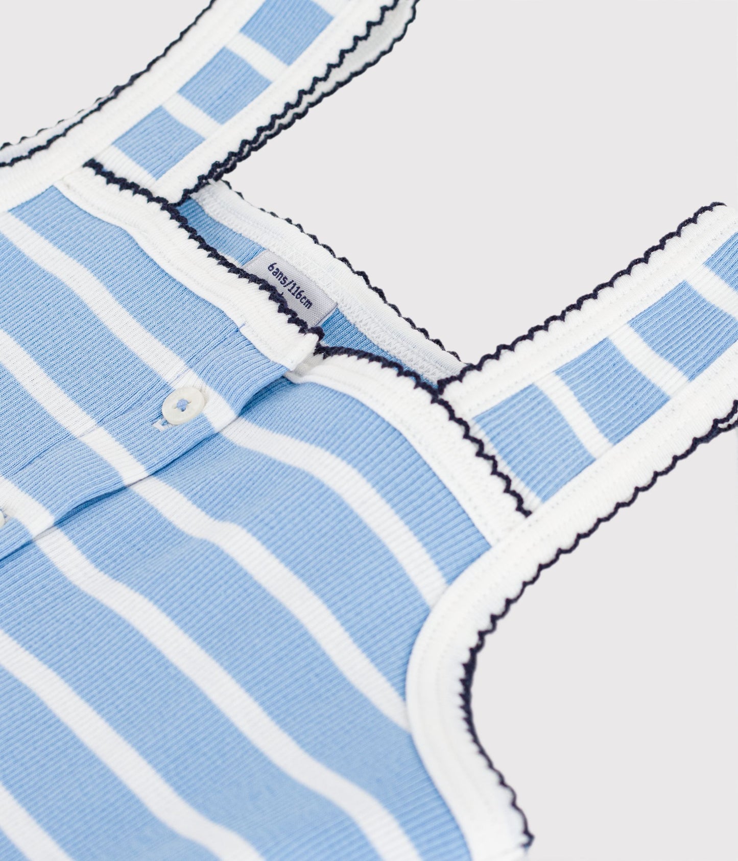 Débardeur enfant en coton à rayures