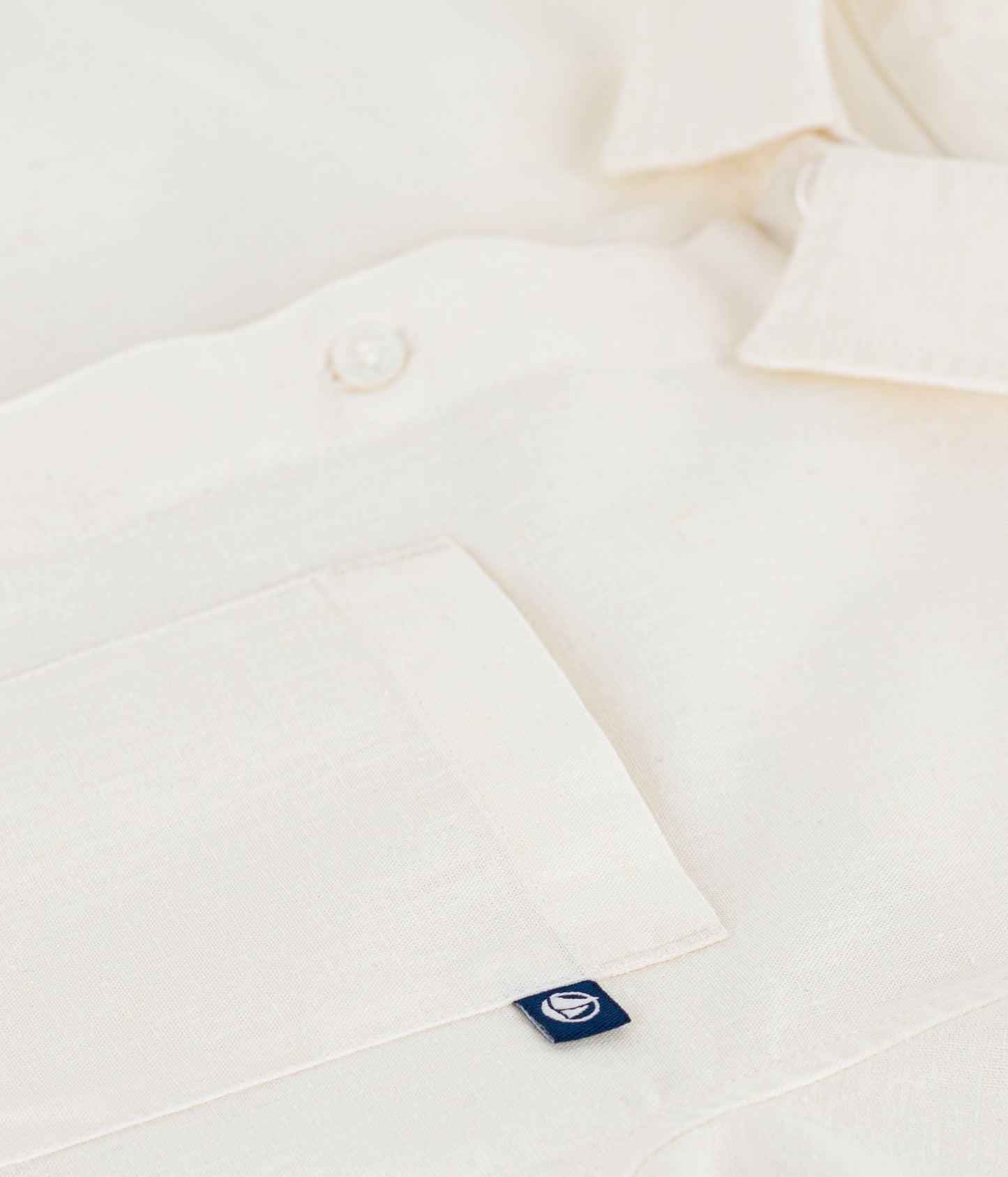 Chemise enfant en coton lin à manches courtes – Z1