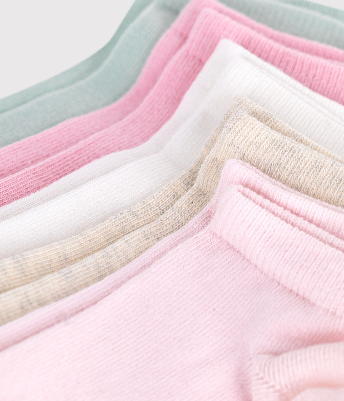 5 paires de chaussettes enfant en coton unies – Z1