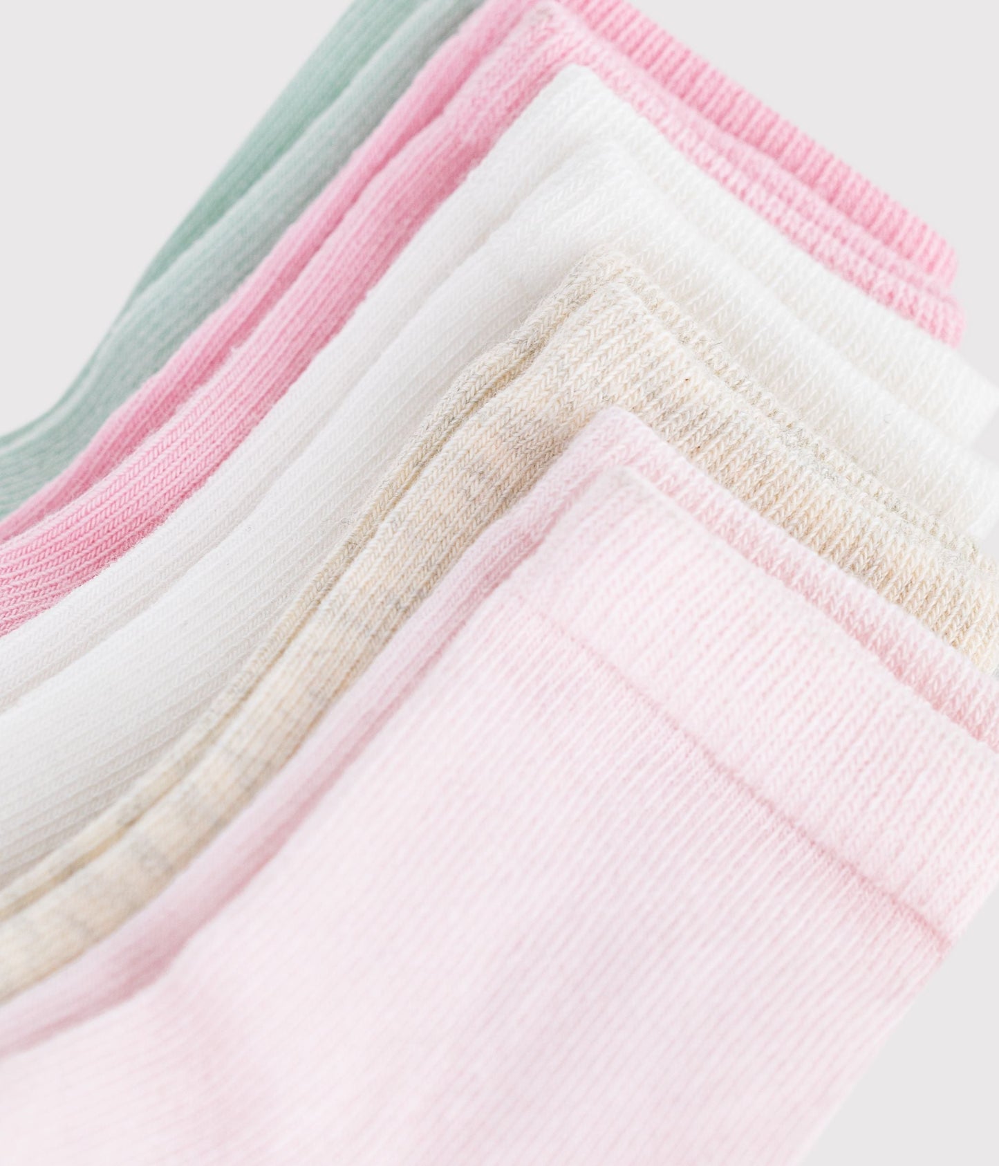 5 paires de chaussettes bébé en coton unies – Z1