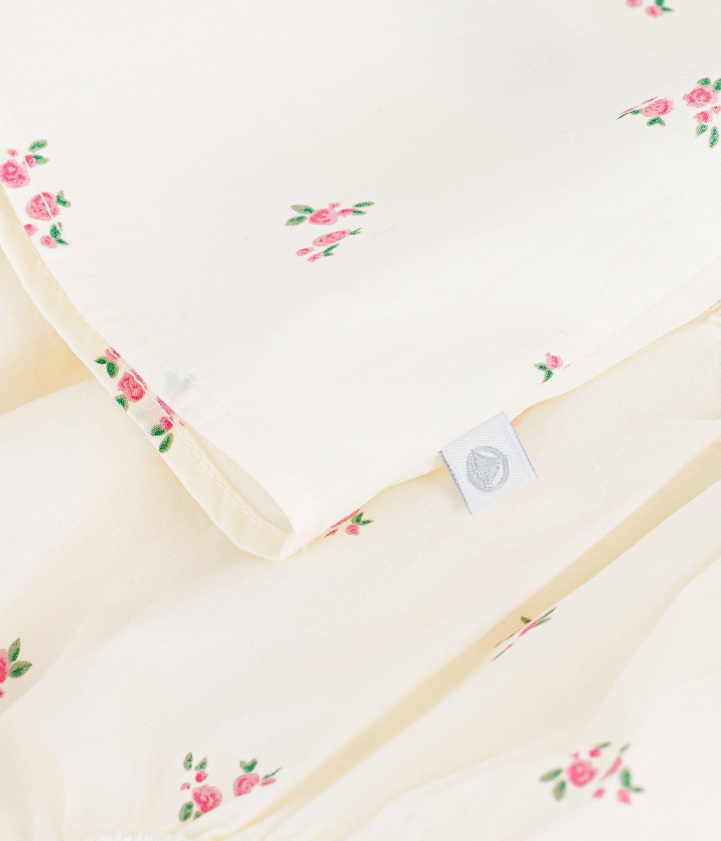 Robe bébé en coton avec son bloomer, imprimés fleurs – Z1