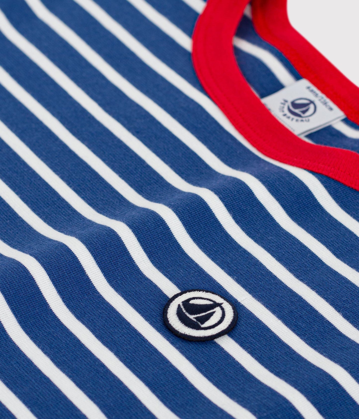 Tee-shirt enfant manches courtes en coton à rayures – Z1