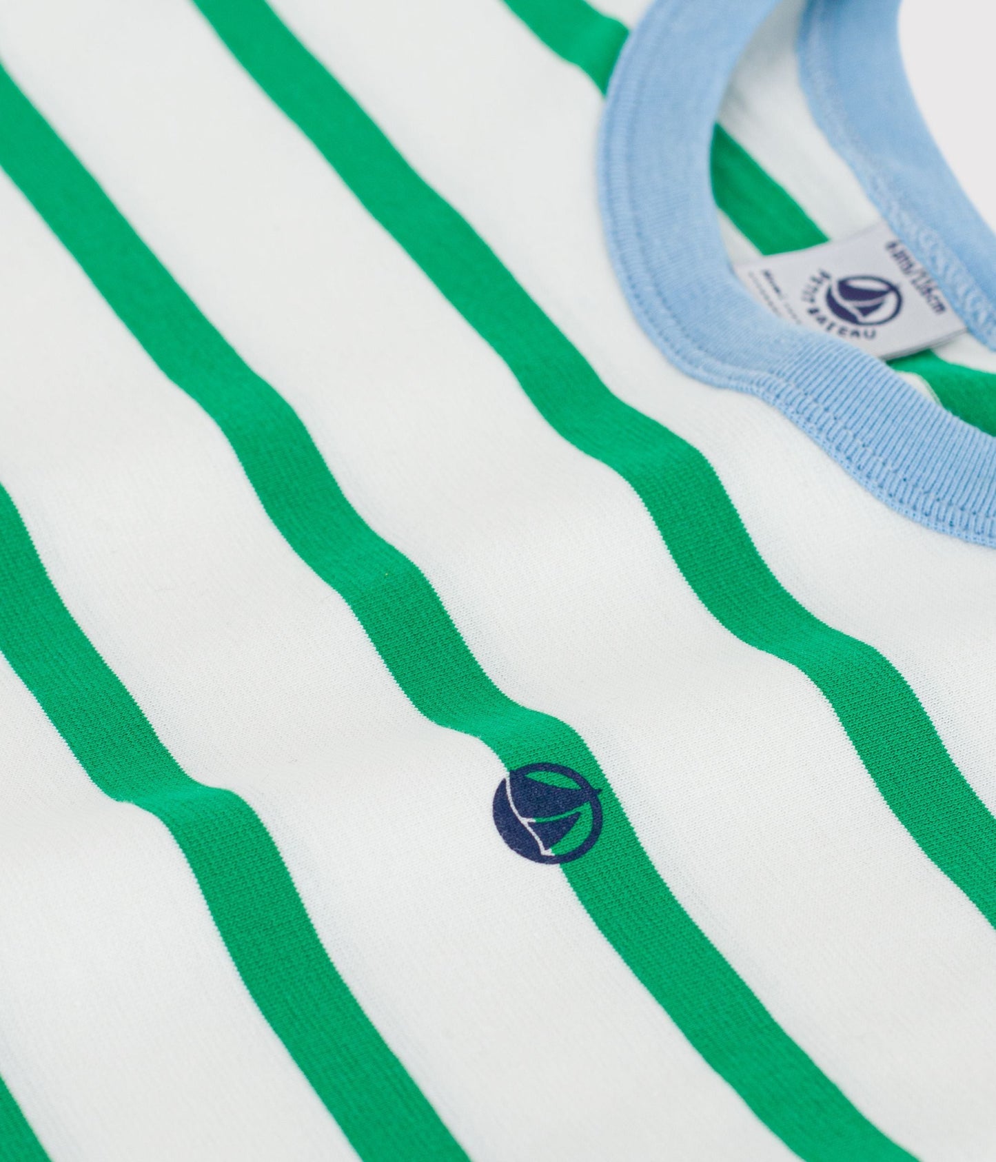 Tee-shirt enfant manches courtes en coton à rayures – Z1