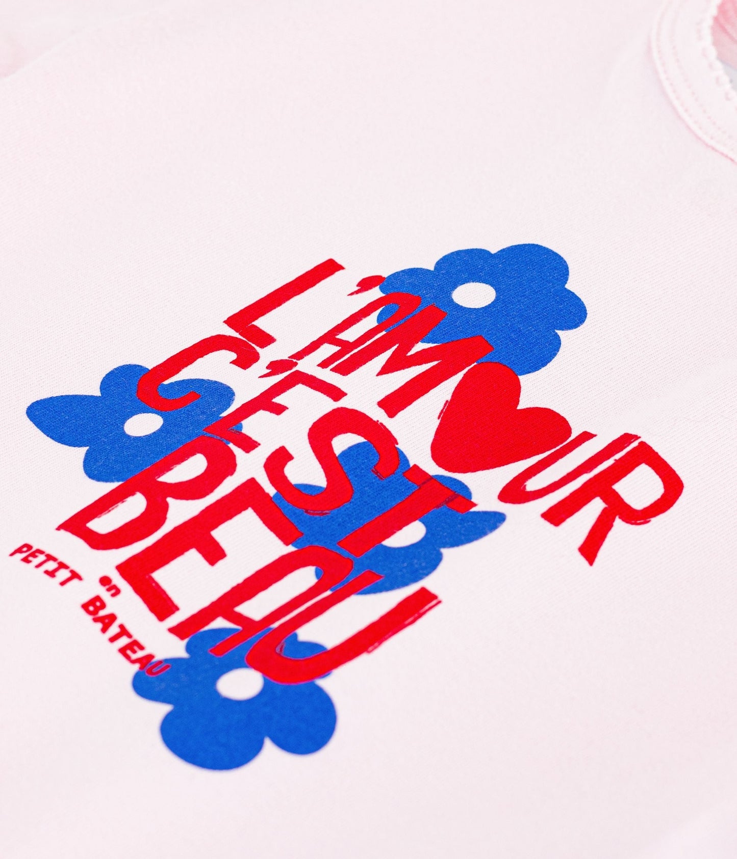 Tee-shirt bébé en coton à manches courtes à motif – Z1