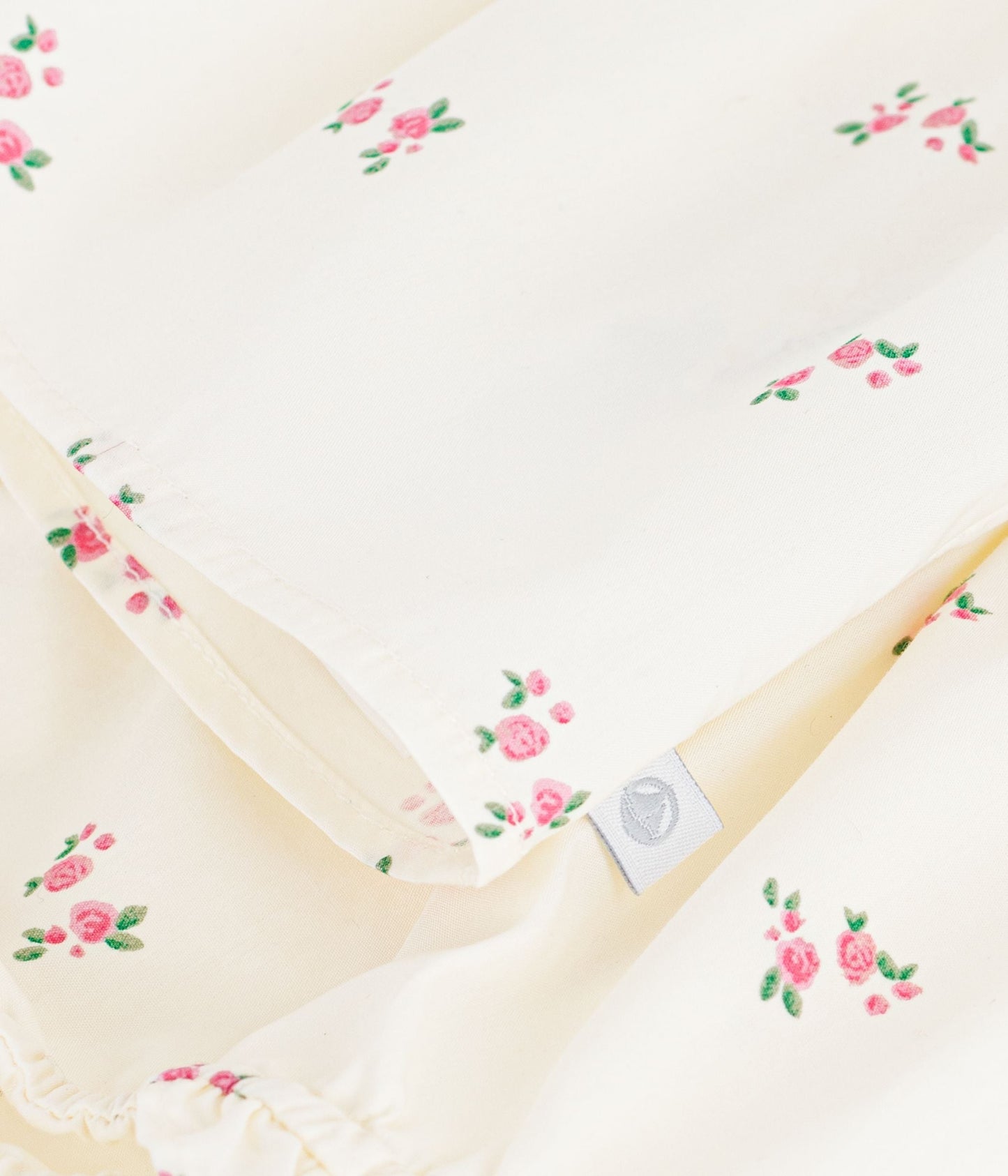 Ensemble 2 pièces bébé en coton, blouse et bloomer imprimés fleurs – Z1