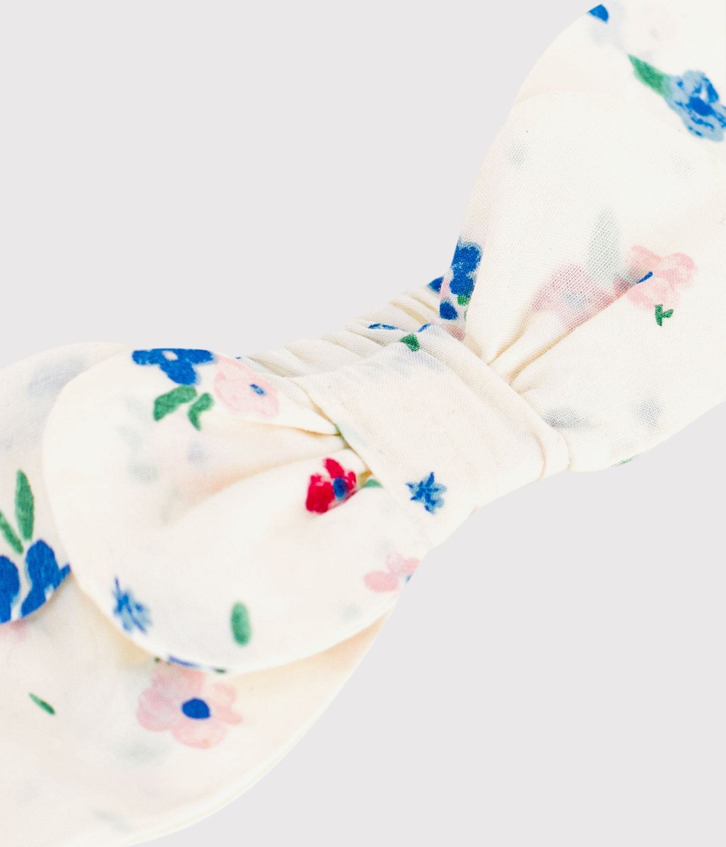 Bandeau bébé fille en popeline imprimé fleuri – Z1