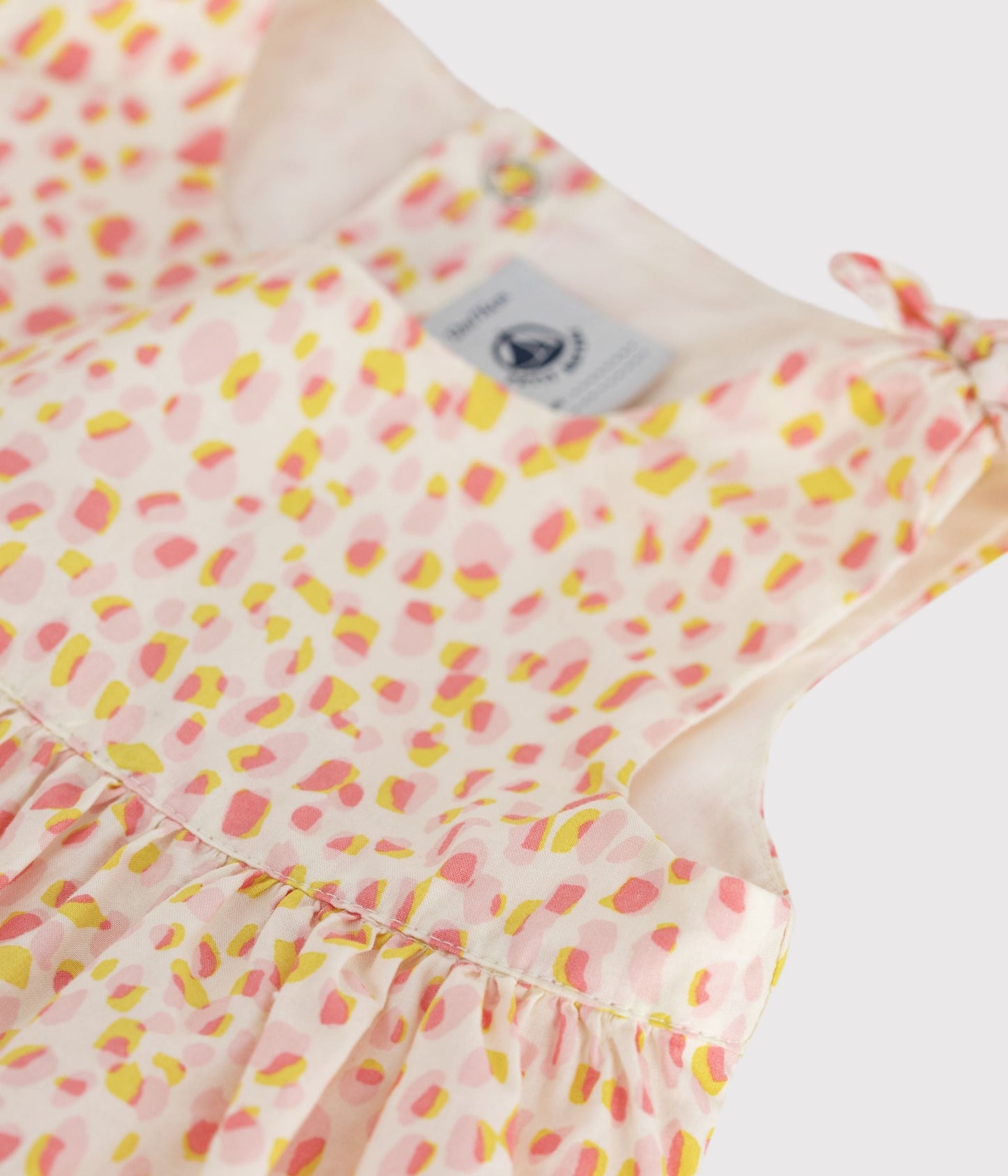 Robe bébé en coton sans manches imprimée – Z1