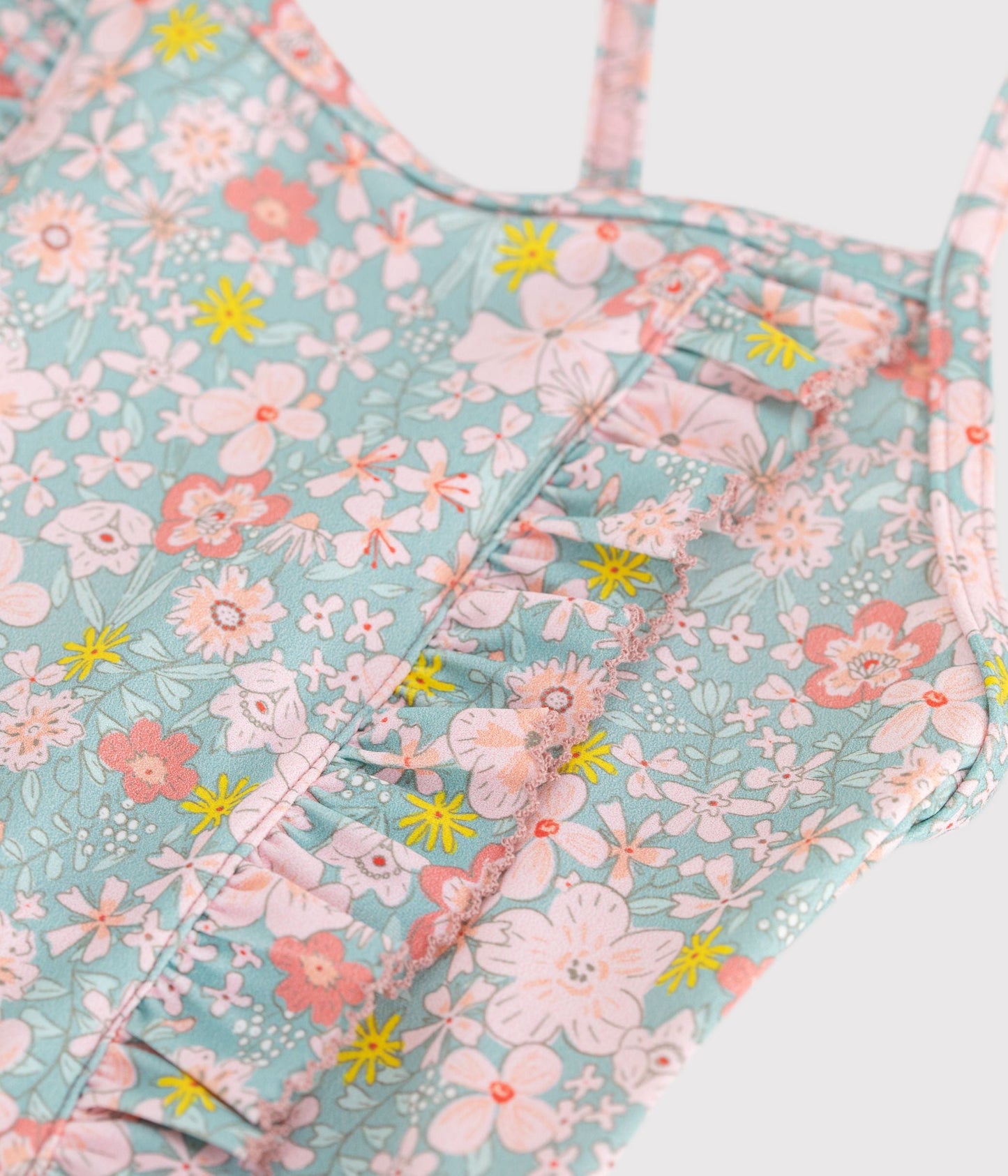 Maillot de bain une pièce enfant fleuri – Z1