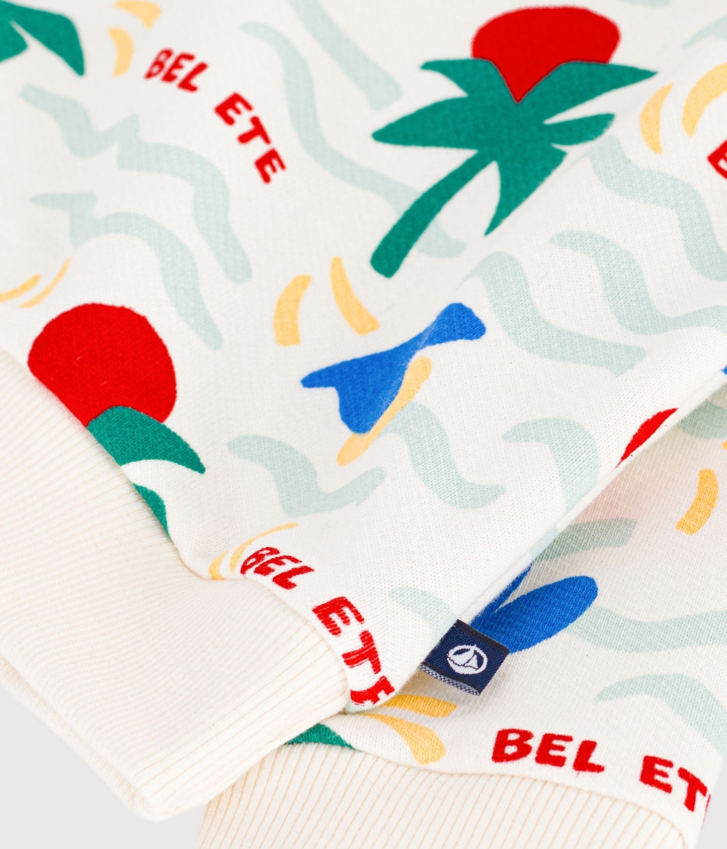 Sweatshirt à capuche bébé en coton imprimé – Z1