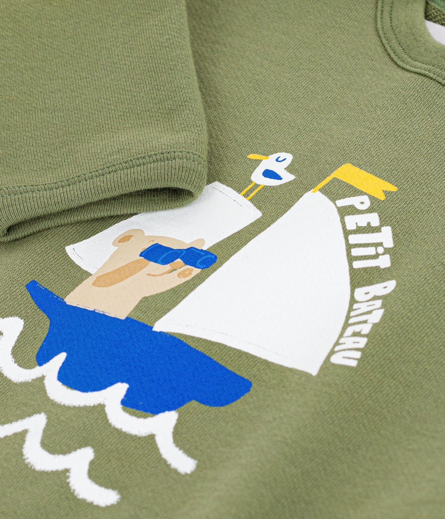 Sweatshirt à capuche bébé en coton à motifs – Z1