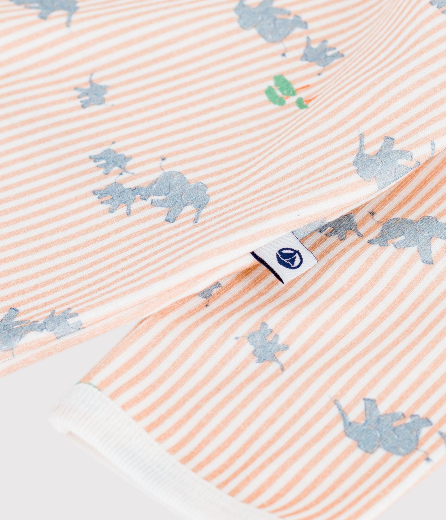 Pyjama bébé en coton imprimé éléphants – Z1