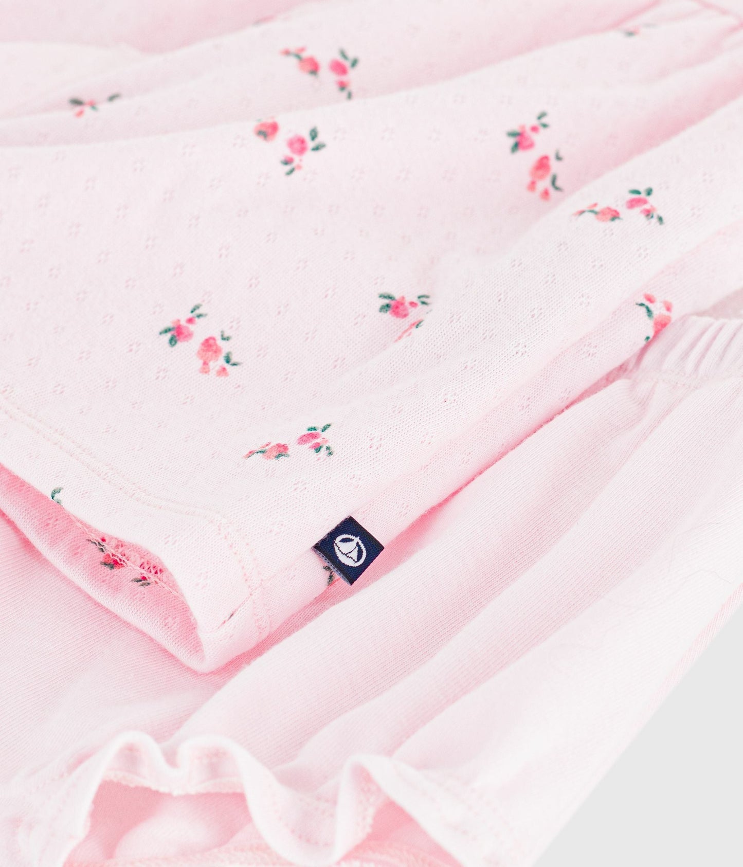 Robe bébé en coton imprimé fleurs avec son bloomer – Z1