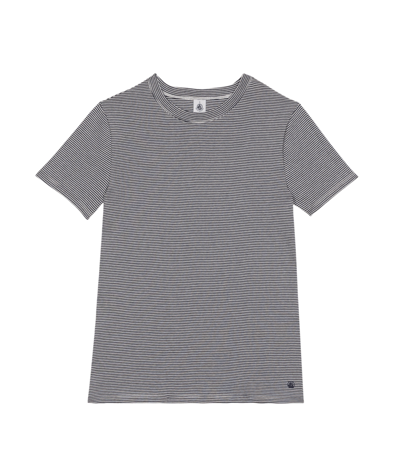 Tee-shirt l'iconique col rond en coton Femme