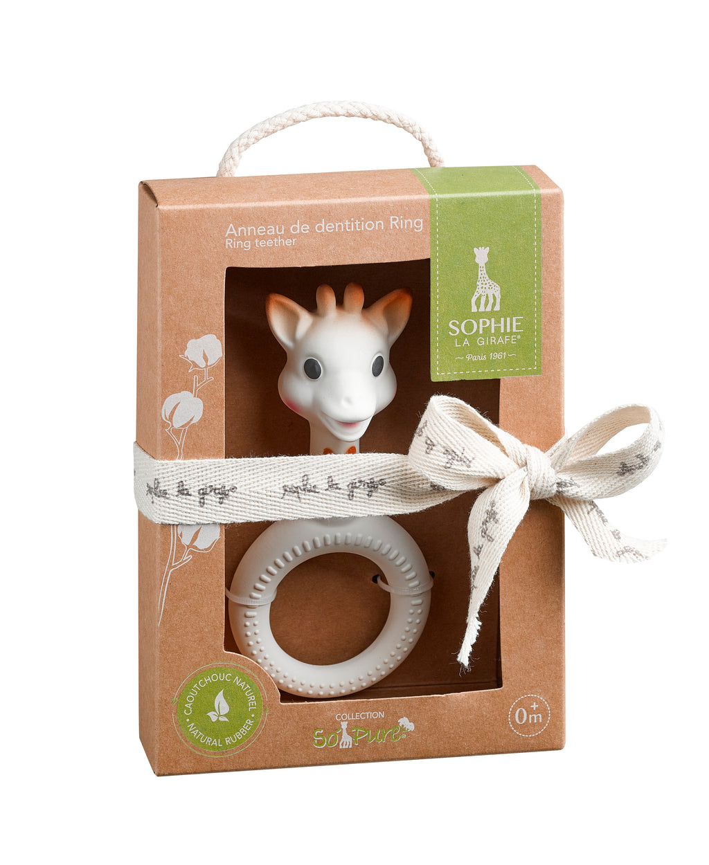 Sophie the Giraffe Teething Ring by So'Pure
