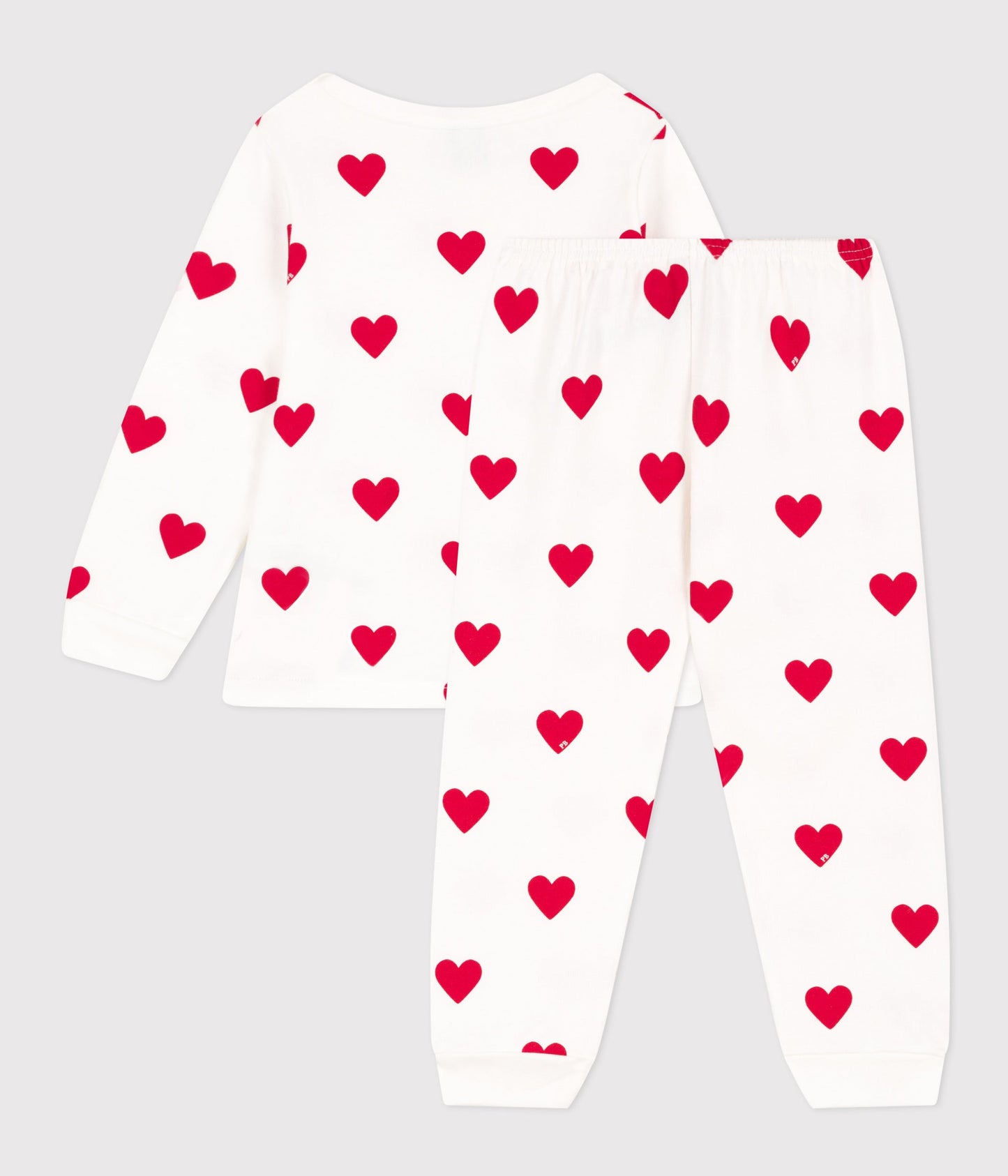 Pyjama cœur en molleton enfant – D