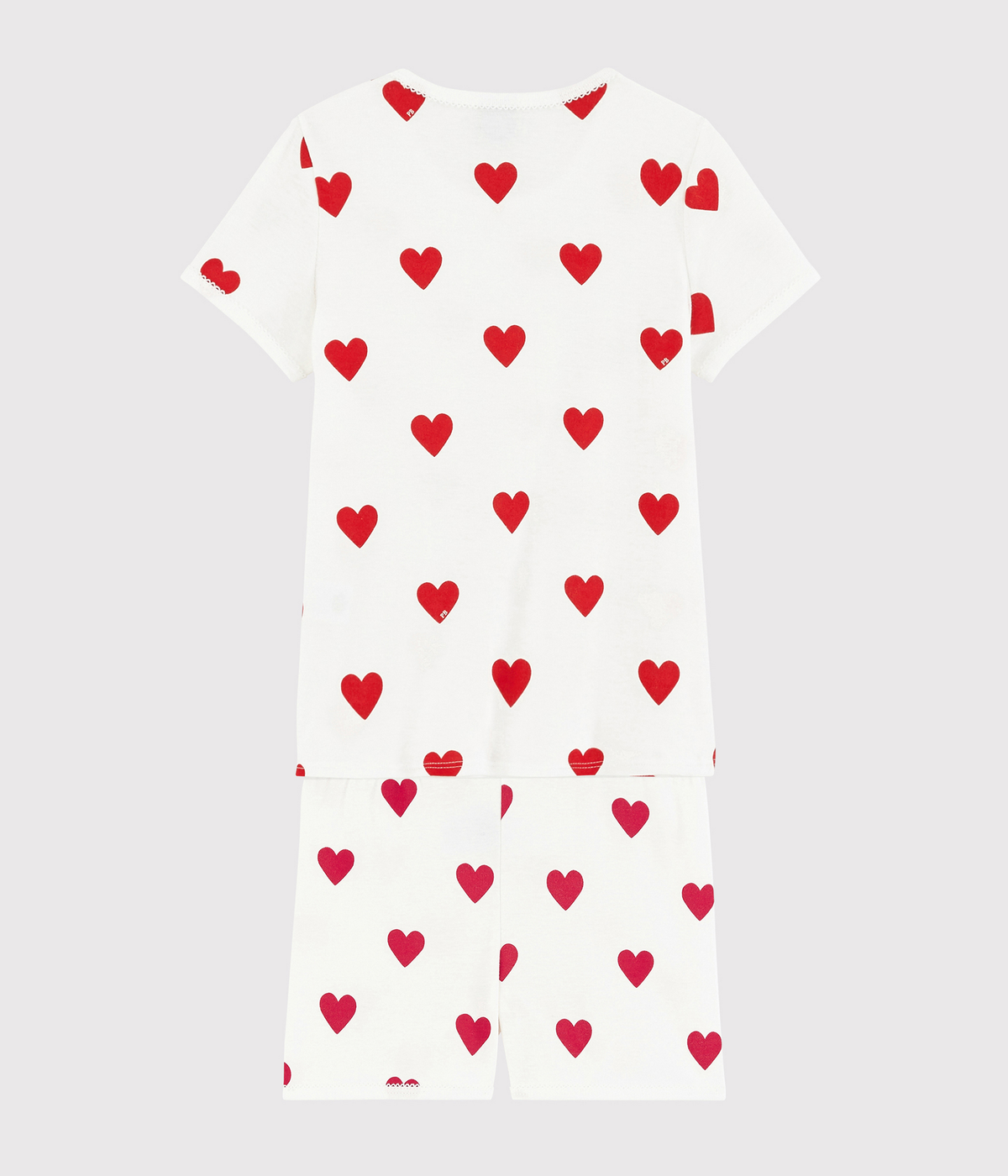 Pyjacourt cœur petite fille en coton – Z