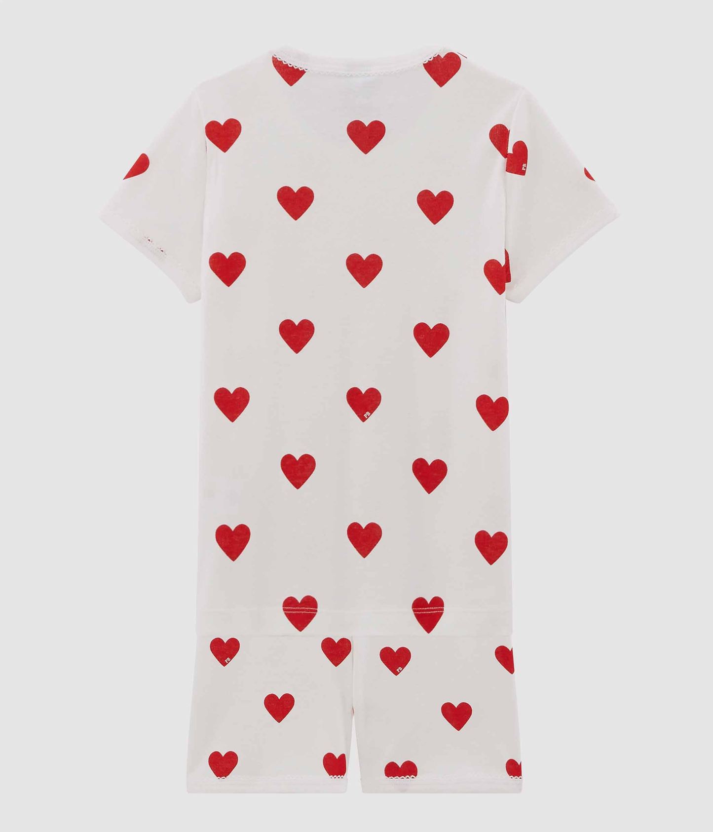 Pyjacourt cœur fille en coton – Z