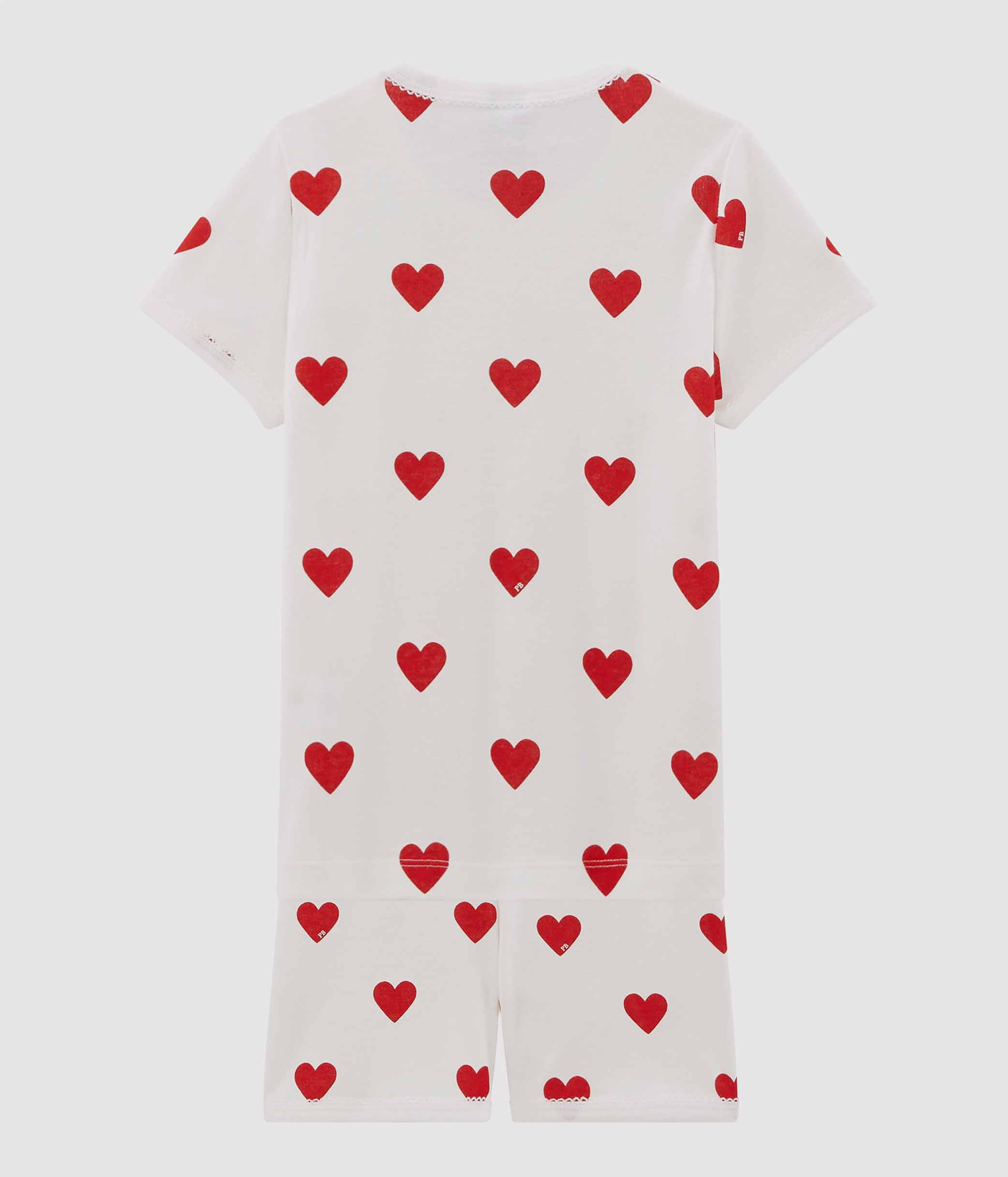 Pyjacourt cœur fille en coton – Z