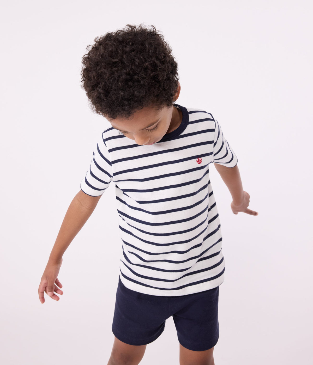 Pyjacourt marinière petit garçon en coton – J