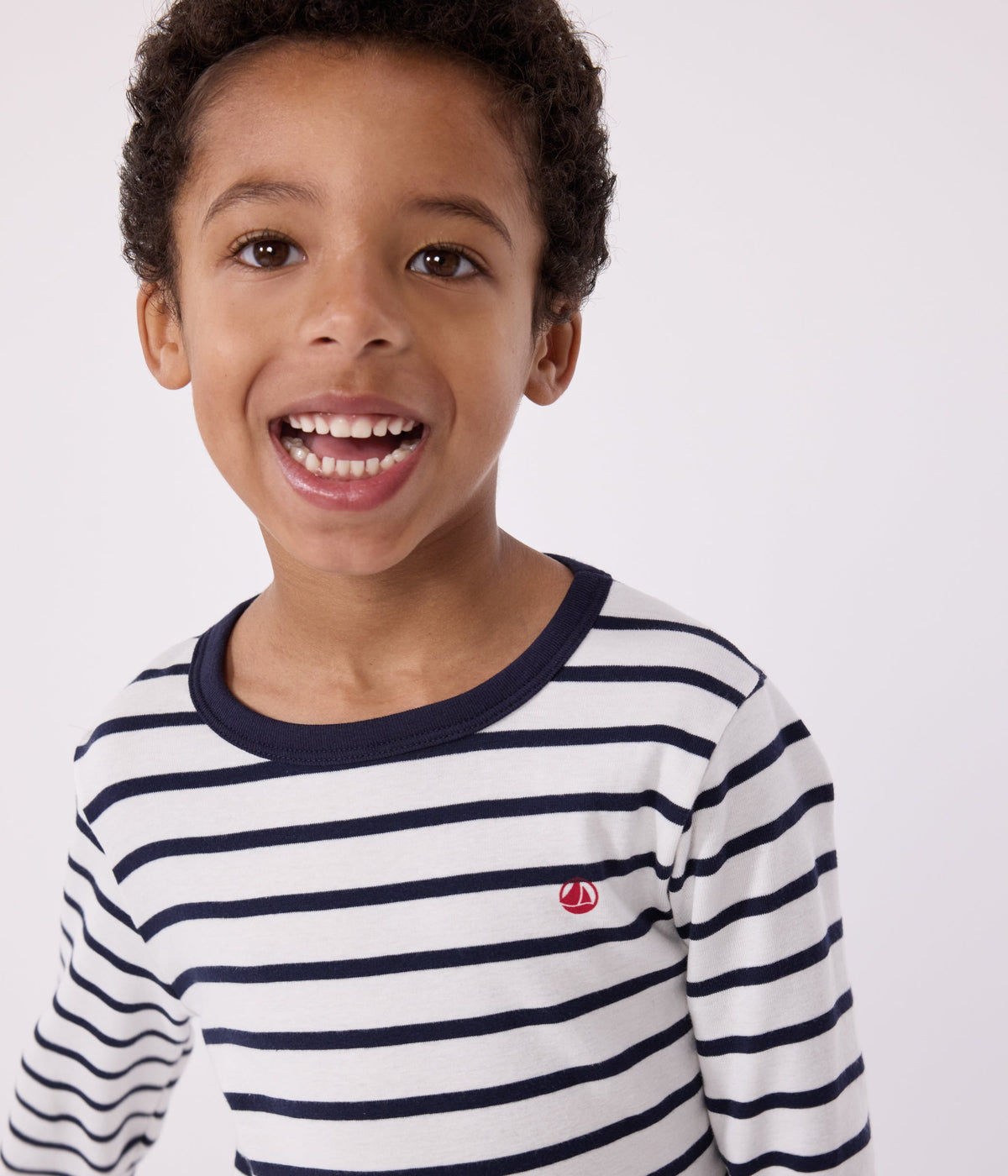 Pyjama marinière petit garçon en coton – J