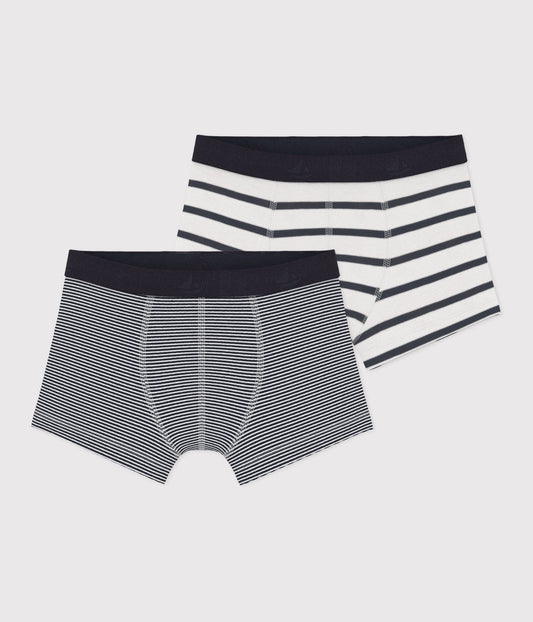 Lot de 2 boxers rayés garçon – F