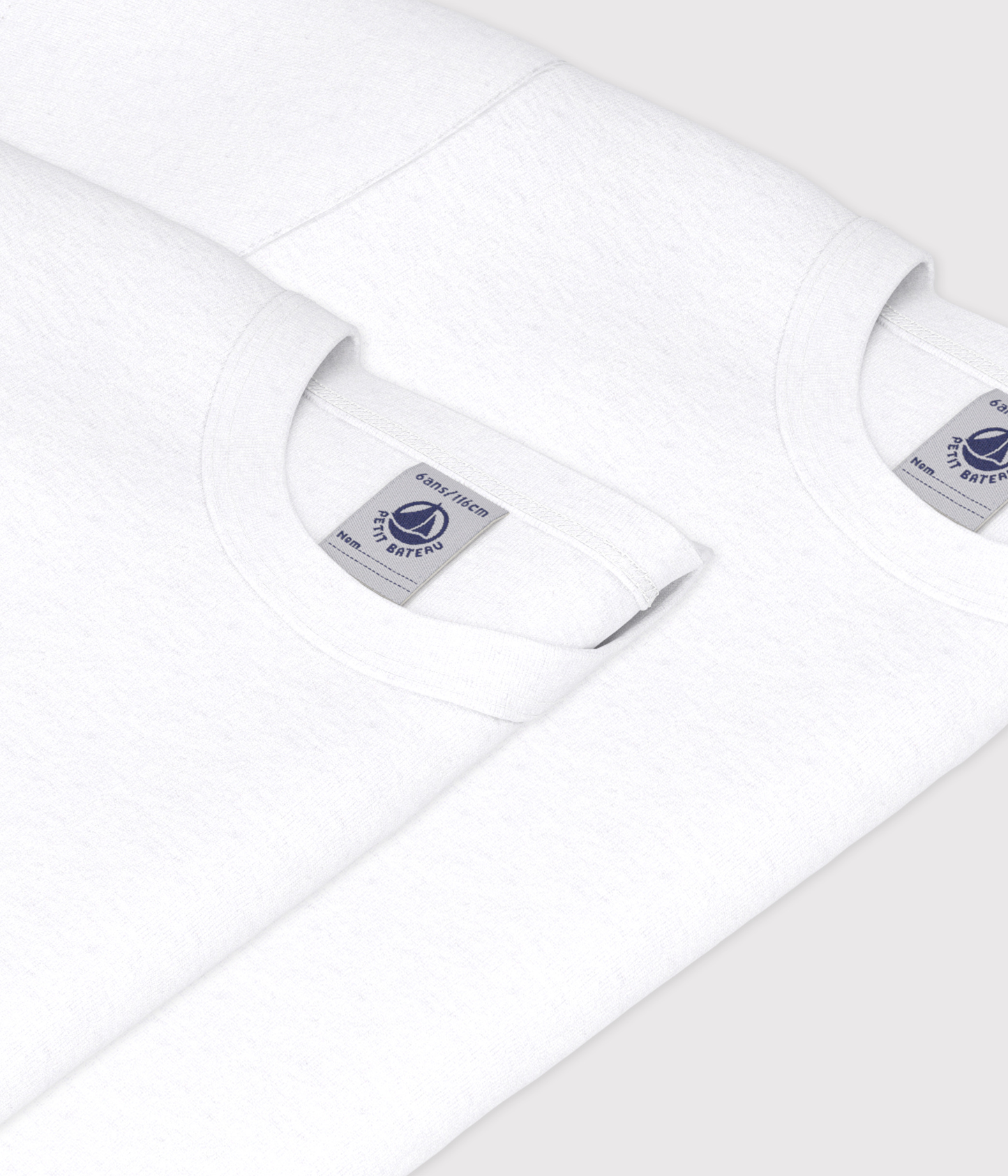 Lot de 2 tee-shirts manches courtes blancs garçon – Z
