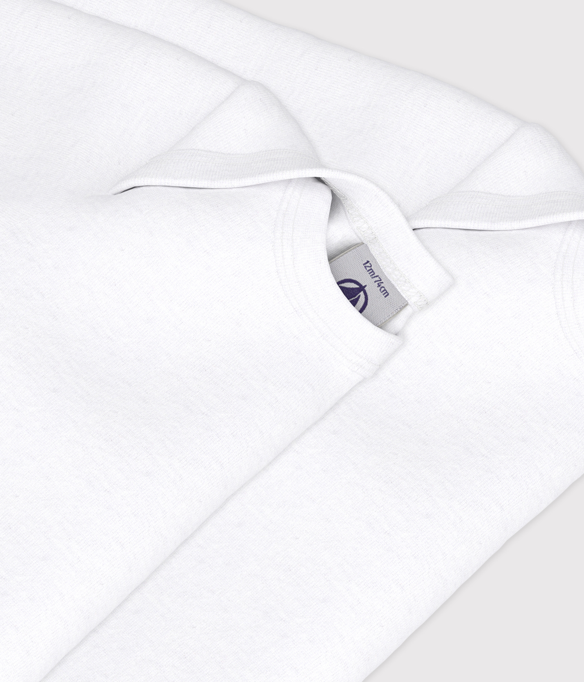 Lot de 2 bodies blancs manches longues bébé – Z