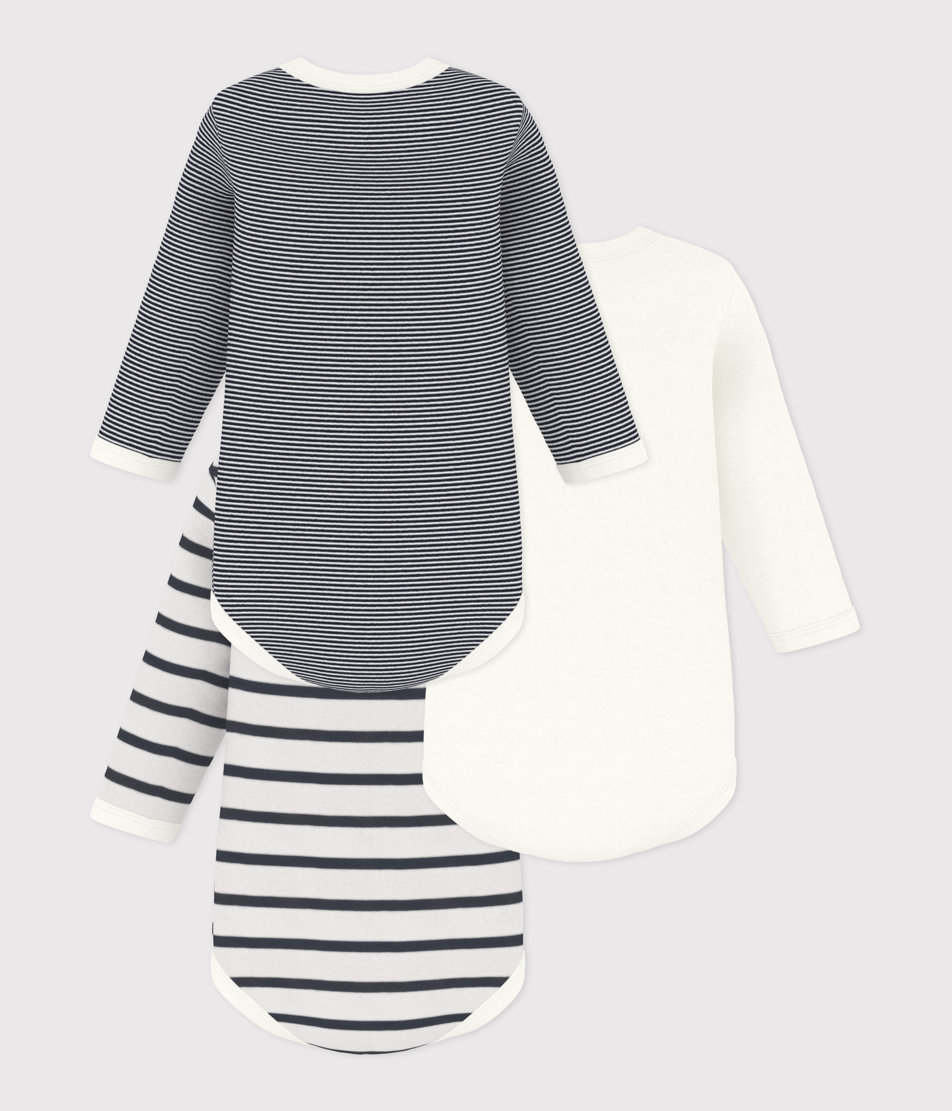 Lot de 3 bodies manches longues bébé – D