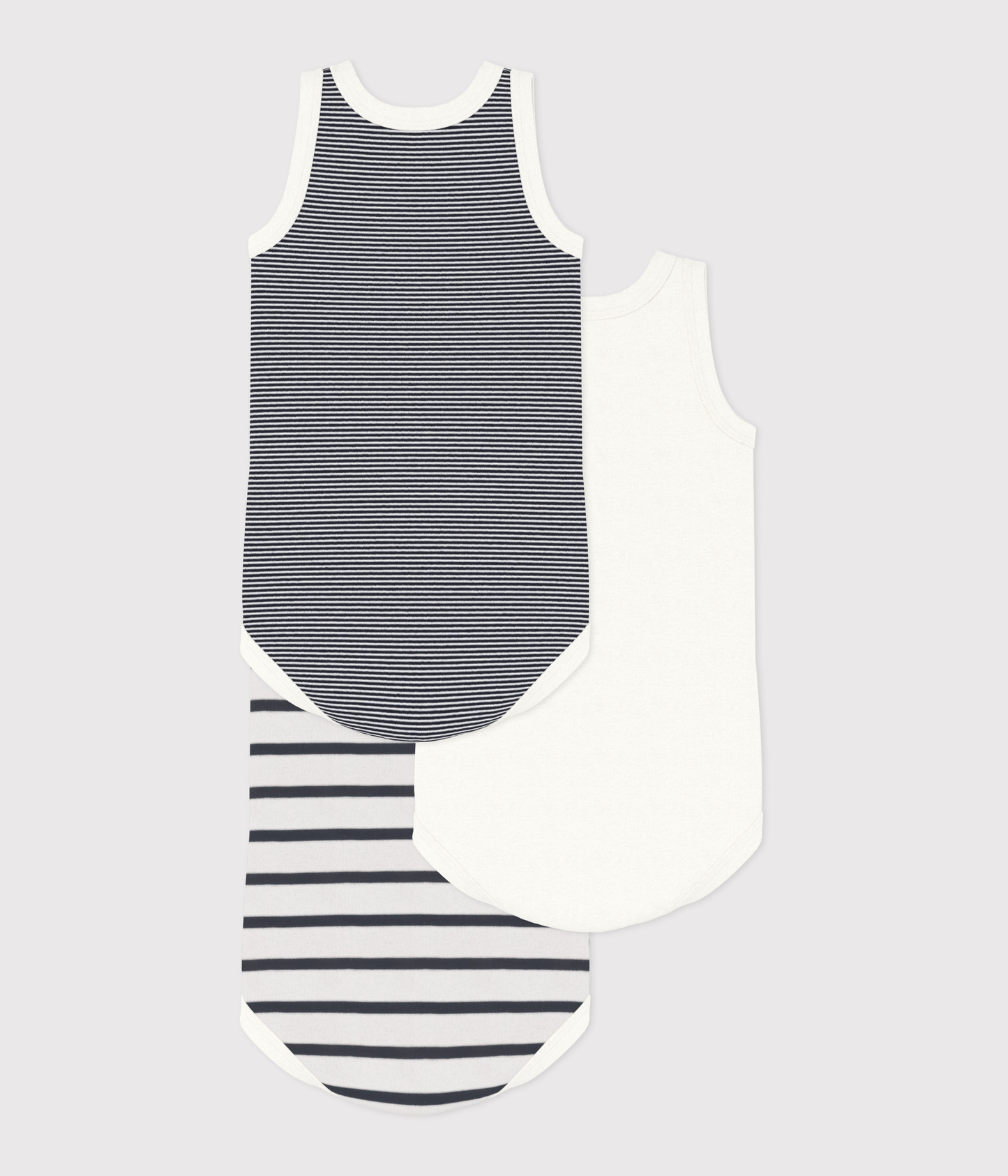 Lot de 3 bodies sans manches bébé – D